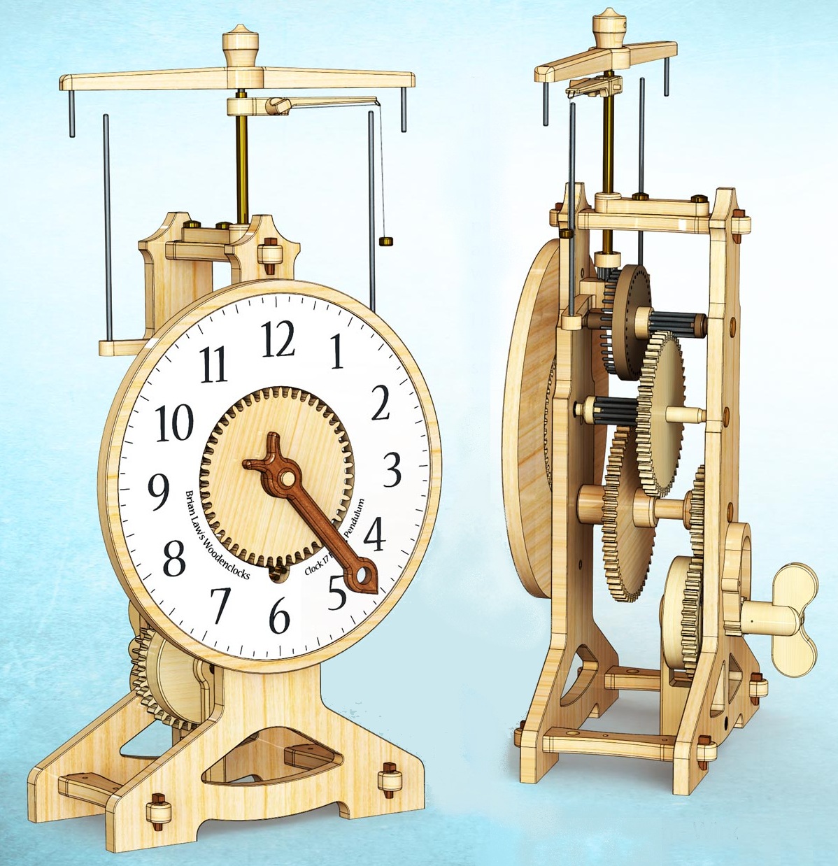 Création de l’horloge volante N°17