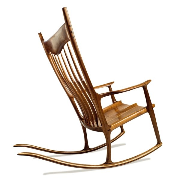 Chaise berçante Sam Maloof